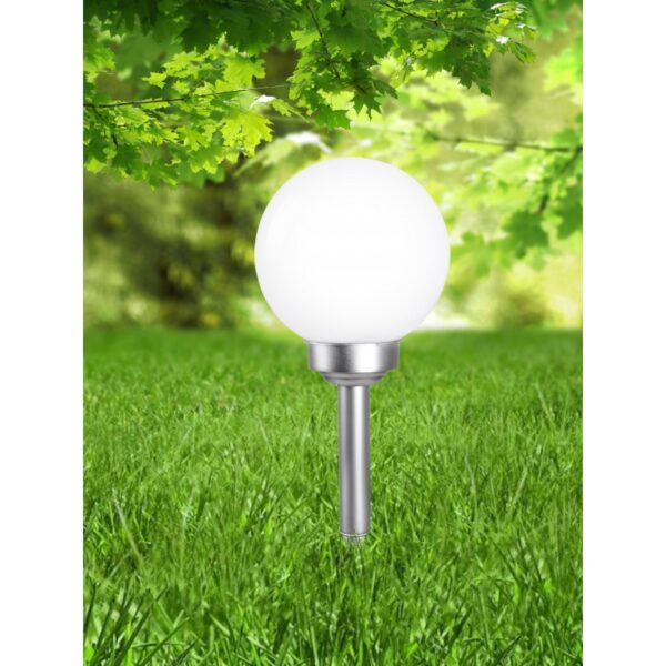 Globo 3378 Solar LED venkovní svítidlo | Bílá | 4x0,06W