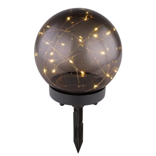 Globo 33805 Solar LED venkovní svítidlo | Teplá bílá | Černá | 20x0,06W