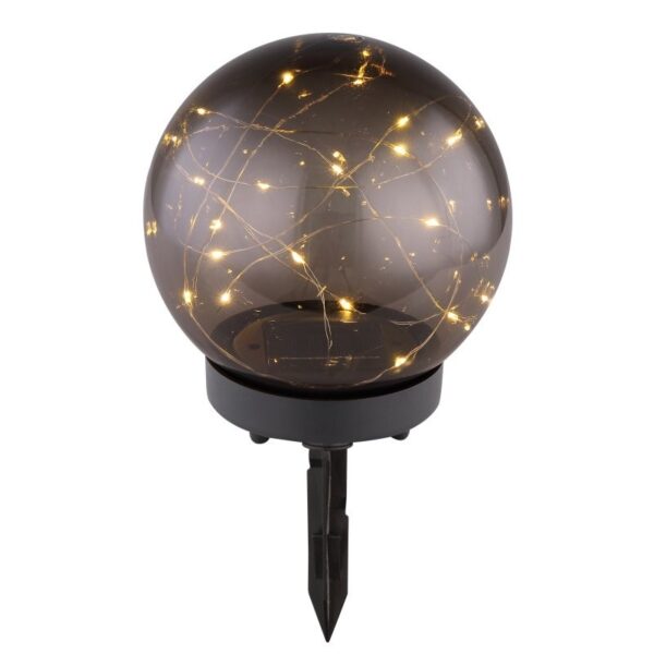 Globo 33805 Solar LED venkovní svítidlo | Teplá bílá | Černá | 20x0,06W
