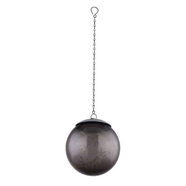 Globo 33805H Solar LED Venkovní závěsné svítidlo | Teplá bílá | Černá | 20x0,06W