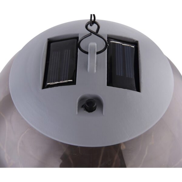 Globo 33805H Solar LED Venkovní závěsné svítidlo | Teplá bílá | Černá | 20x0,06W