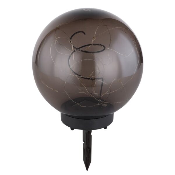 Globo 33806 Solar LED venkovní svítidlo | Teplá bílá | Černá | 40x0,06W