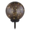 Globo 33806 Solar LED venkovní svítidlo | Teplá bílá | Černá | 40x0,06W
