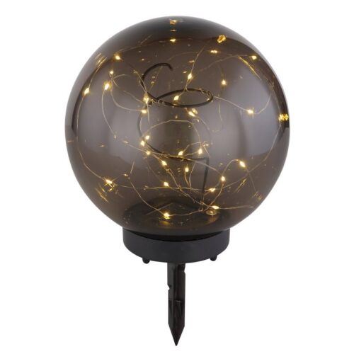 Globo 33806 Solar LED venkovní svítidlo | Teplá bílá | Černá | 40x0,06W