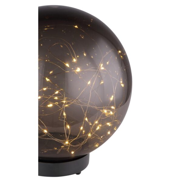 Globo 33806 Solar LED venkovní svítidlo | Teplá bílá | Černá | 40x0,06W