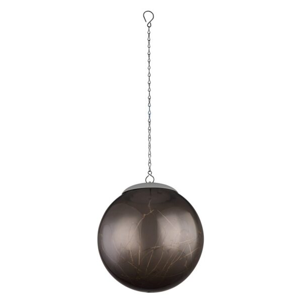 Globo 33806H Solar LED Venkovní závěsné svítidlo | Teplá bílá | Černá | 30x0,06W