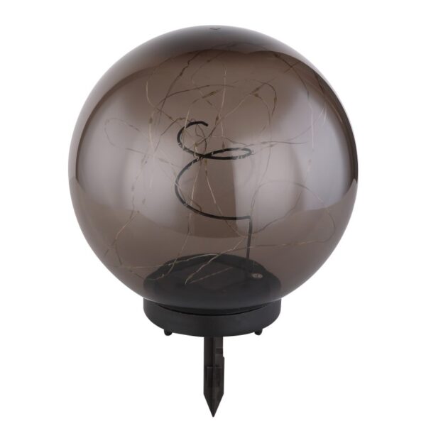 Globo 33807 Solar LED venkovní svítidlo | Teplá bílá | Černá | 40x0,06W