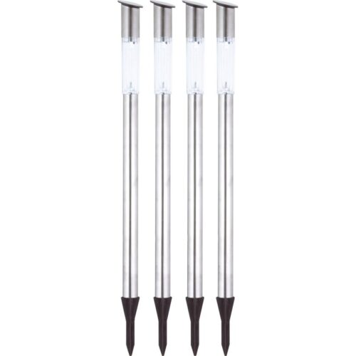 Globo 33961-4 LED Zahradní sloupkové světlo | Kov | Nerez | 4x0,06W