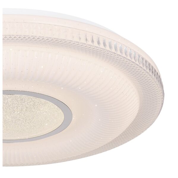 Globo 48007FSH-30 LED Stropní svítidlo s ovladačem | Variabilní | Bílá | 30W