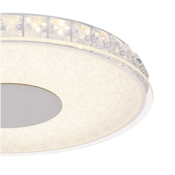 Globo 49336-16R LED Přisazené stropní svítidlo | Přírodní bílá | Kov | Stříbrná | 16W