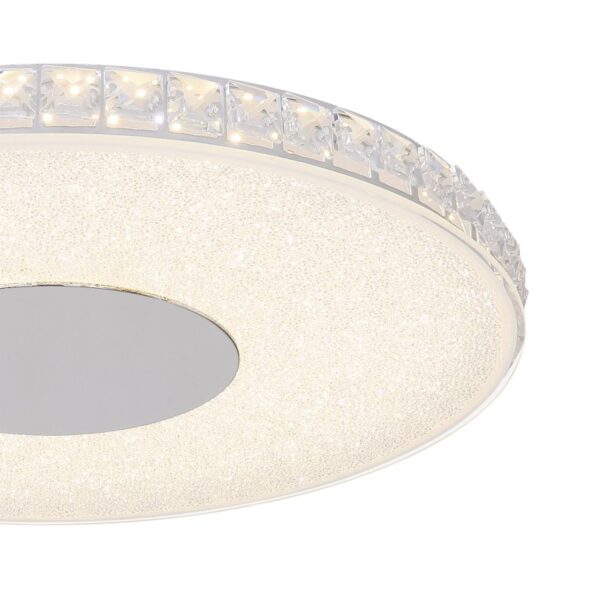 Globo 49336-24R LED Přisazené stropní svítidlo | Přírodní bílá | Kov | Stříbrná | 24W