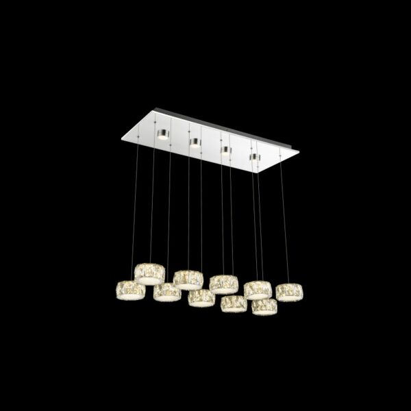 Globo 49350-92H LED stropní svítidlo | Přírodní bílá | Chrom | Kov | 96W