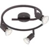 Globo 57382-3L LED bodové svítidlo | Teplá bílá | Černá | 3x3W