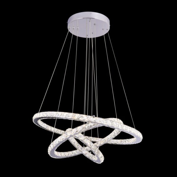 Globo 67037-76 LED Stropní svítidlo s ovladačem | Variabilní | Chrom | Kov | 76W