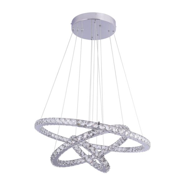 Globo 67037-76 LED Stropní svítidlo s ovladačem | Variabilní | Chrom | Kov | 76W