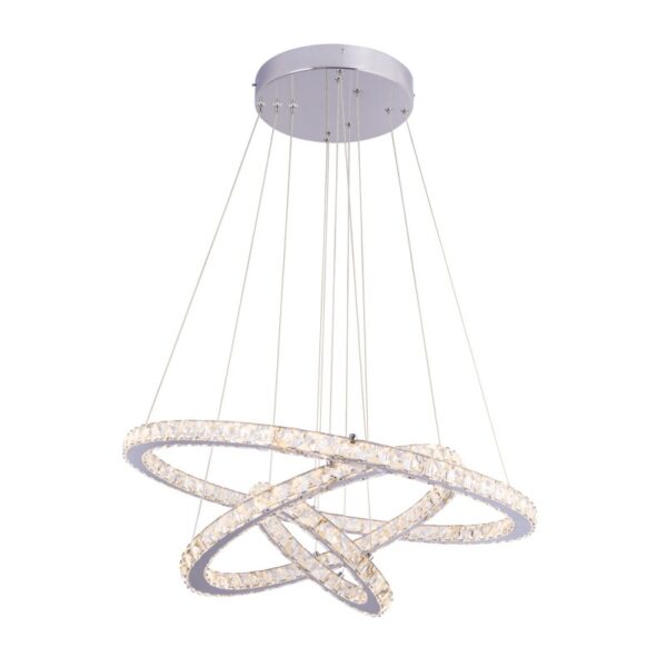 Globo 67037-76 LED Stropní svítidlo s ovladačem | Variabilní | Chrom | Kov | 76W