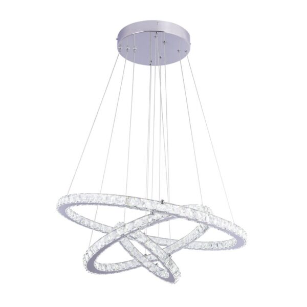 Globo 67037-76 LED Stropní svítidlo s ovladačem | Variabilní | Chrom | Kov | 76W