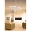 Globo 67037-76 LED Stropní svítidlo s ovladačem | Variabilní | Chrom | Kov | 76W
