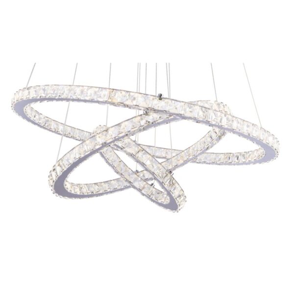 Globo 67037-76 LED Stropní svítidlo s ovladačem | Variabilní | Chrom | Kov | 76W