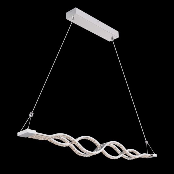 Globo 67109-30 LED Stropní svítidlo s ovladačem | Variabilní | Chrom | Kov | 30W