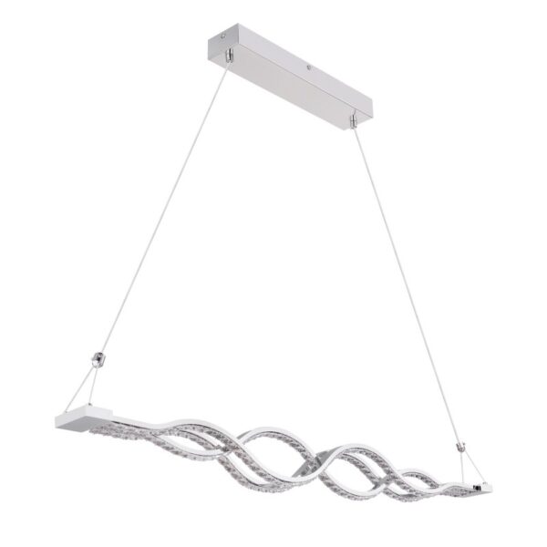 Globo 67109-30 LED Stropní svítidlo s ovladačem | Variabilní | Chrom | Kov | 30W