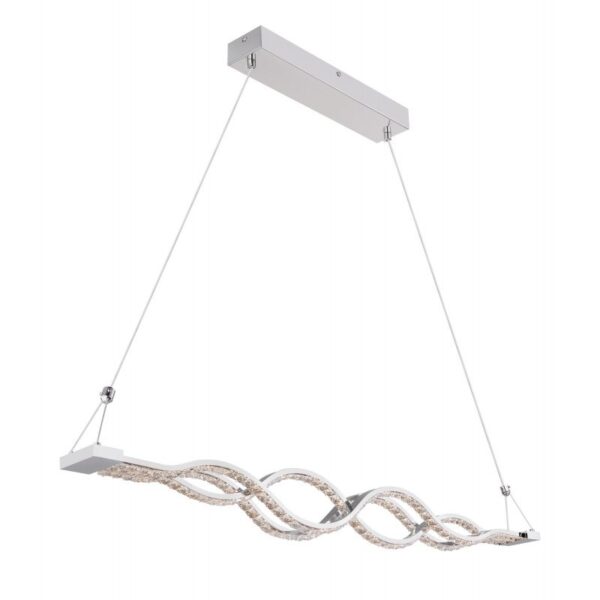 Globo 67109-30 LED Stropní svítidlo s ovladačem | Variabilní | Chrom | Kov | 30W
