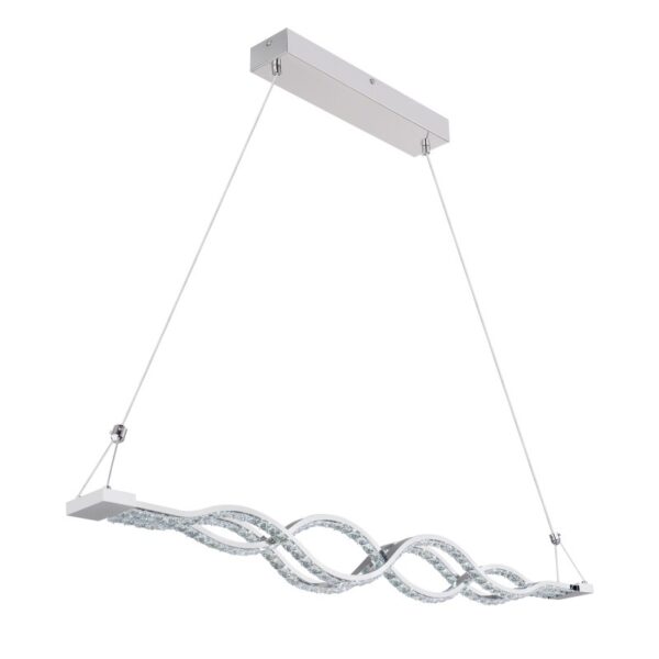 Globo 67109-30 LED Stropní svítidlo s ovladačem | Variabilní | Chrom | Kov | 30W
