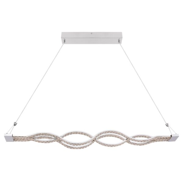 Globo 67109-30 LED Stropní svítidlo s ovladačem | Variabilní | Chrom | Kov | 30W
