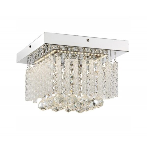 Globo 68396-12 LED Přisazené stropní svítidlo | Přírodní bílá | Chrom | Kov | 12W