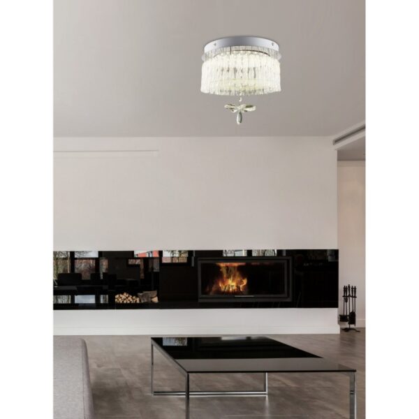 Globo 68397-12 LED Přisazené stropní svítidlo | Přírodní bílá | Chrom | Kov | 12W