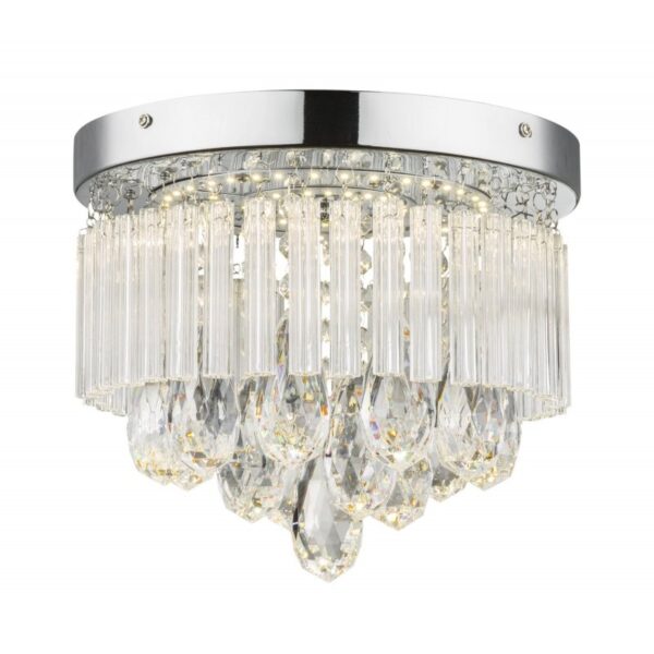 Globo 68598A Manilo LED Přisazené stropní svítidlo | Přírodní bílá | Chrom | Kov | 12W