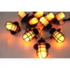 Globo 33059F-10 LED Venkovní závěsný řetěz | Teplá bílá | Černá | 100x0,1W