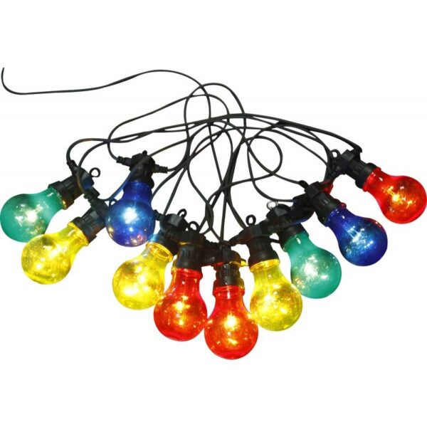 Globo 3400S Nirvana LED Venkovní závěsný řetěz | Černá | 10x4W