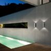 Ideal lux 100395 Gun Nástěnné venkovní světlo | GU10 | Černá