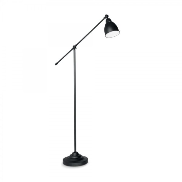 Ideal lux 003528 Newton Stojací lampa | E27 | Černá