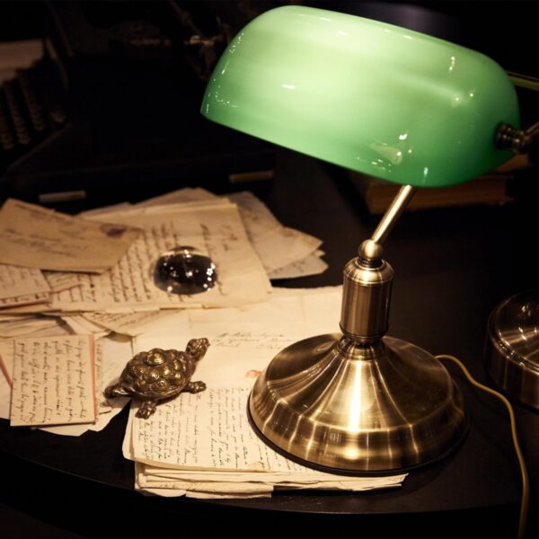 Ideal lux 013657 Lawyer Retro stolní lampa | E27