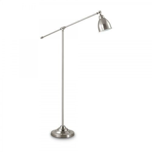 Ideal lux 015286 Newton Stojací lampa | E27 | Kov | Nikl