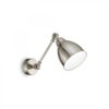 Ideal lux 016399 Newton Nástěnné svítidlo | E27 | Kov | Nikl