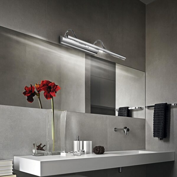 Ideal lux 017303 Mirror Nástěnné svítidlo | G9 | Chrom | Kov