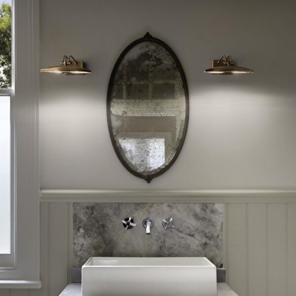 Ideal lux 017327 Mirror Nástěnné svítidlo | G9 | Barevný kov | Bronz
