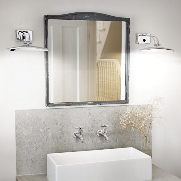 Ideal lux 017334 Mirror Nástěnné svítidlo | G9 | Chrom | Kov
