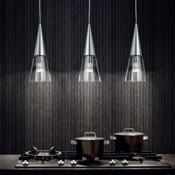Ideal lux 017440 Cono Lustr | E14 | Chrom | Kov