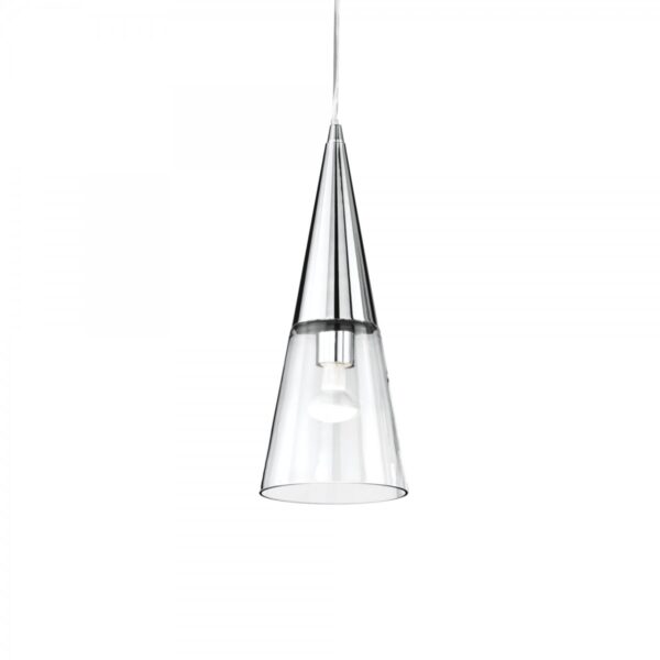 Ideal lux 017440 Cono Lustr | E14 | Chrom | Kov