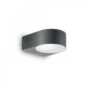 Ideal lux 018515 Iko Nástěnné venkovní světlo | E27 | Černá