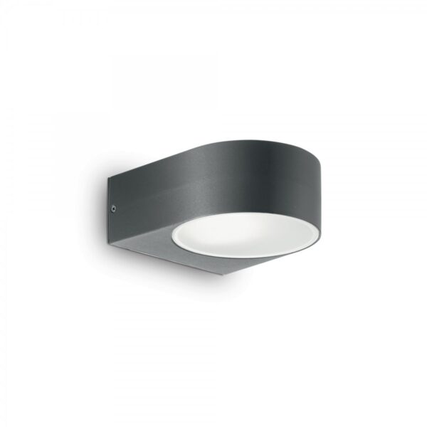 Ideal lux 018515 Iko Nástěnné venkovní světlo | E27 | Černá