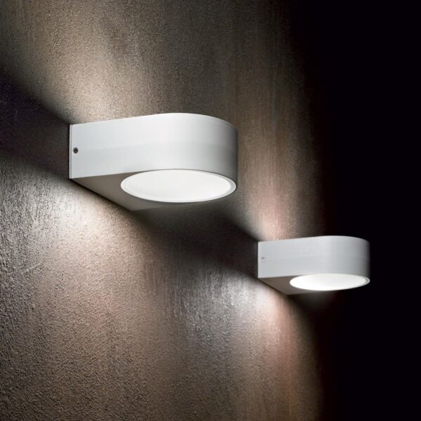 Ideal lux 018522 Iko Nástěnné venkovní světlo | E27 | Bílá