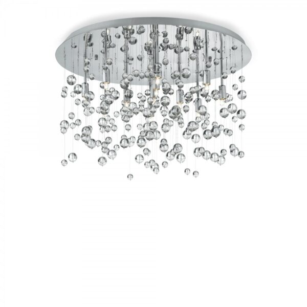 Ideal lux 022222 Neve Přisazené stropní svítidlo | G9 | Chrom | Kov