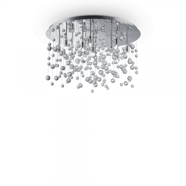 Ideal lux 022239 Neve Přisazené stropní svítidlo | Chrom | Kov
