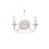 Ideal lux 028460 Corte Nástěnné svítidlo | E14 | Bílá