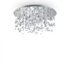 Ideal lux 030784 Neve Přisazené stropní svítidlo | G9 | Chrom | Kov